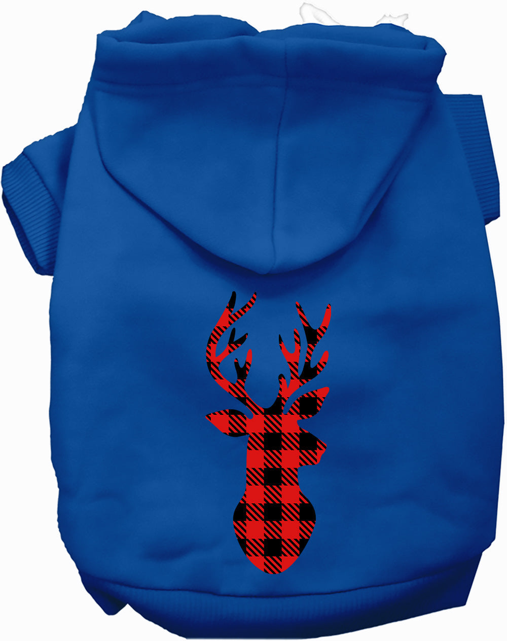 Buffalo Check Deer Pet Hoodie