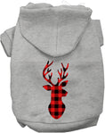 Load image into Gallery viewer, Buffalo Check Deer Pet Hoodie
