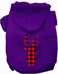 Load image into Gallery viewer, Buffalo Check Deer Pet Hoodie
