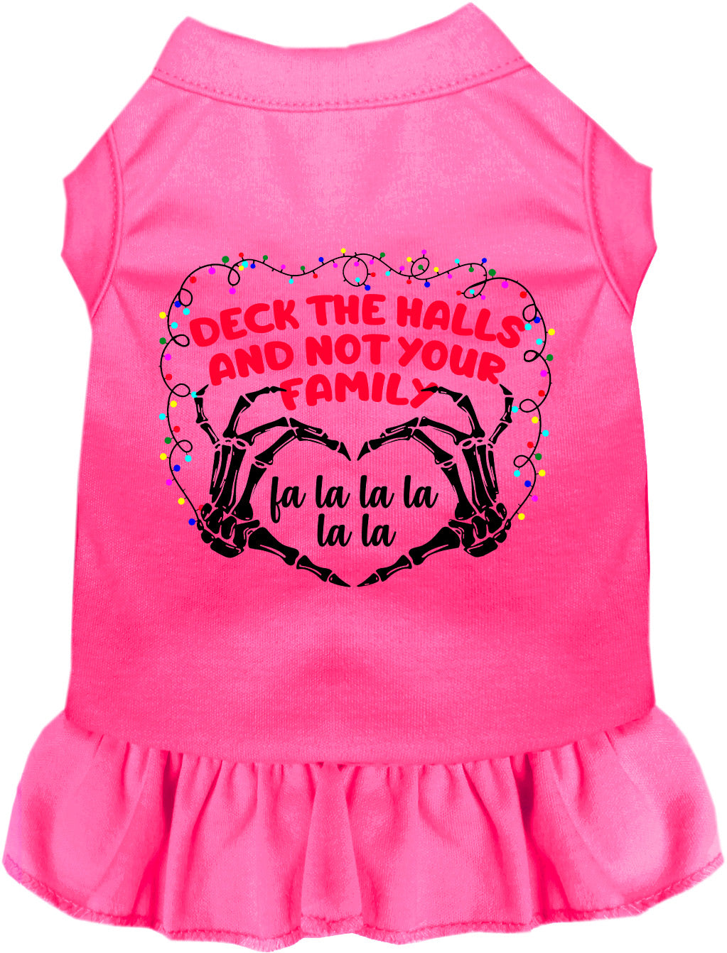 Deck the Halls, Not Your Family Christmas Pet Dress