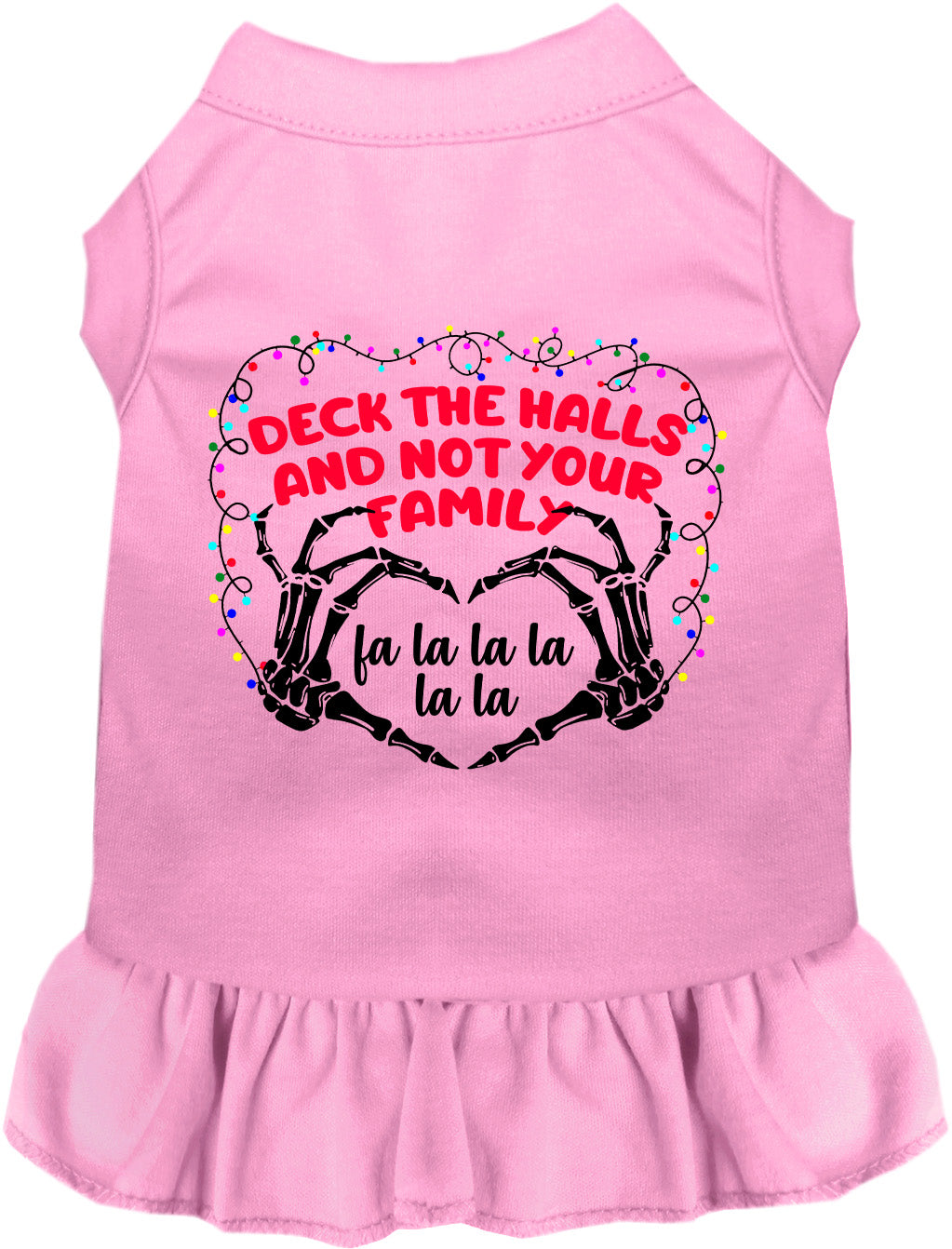 Deck the Halls, Not Your Family Christmas Pet Dress
