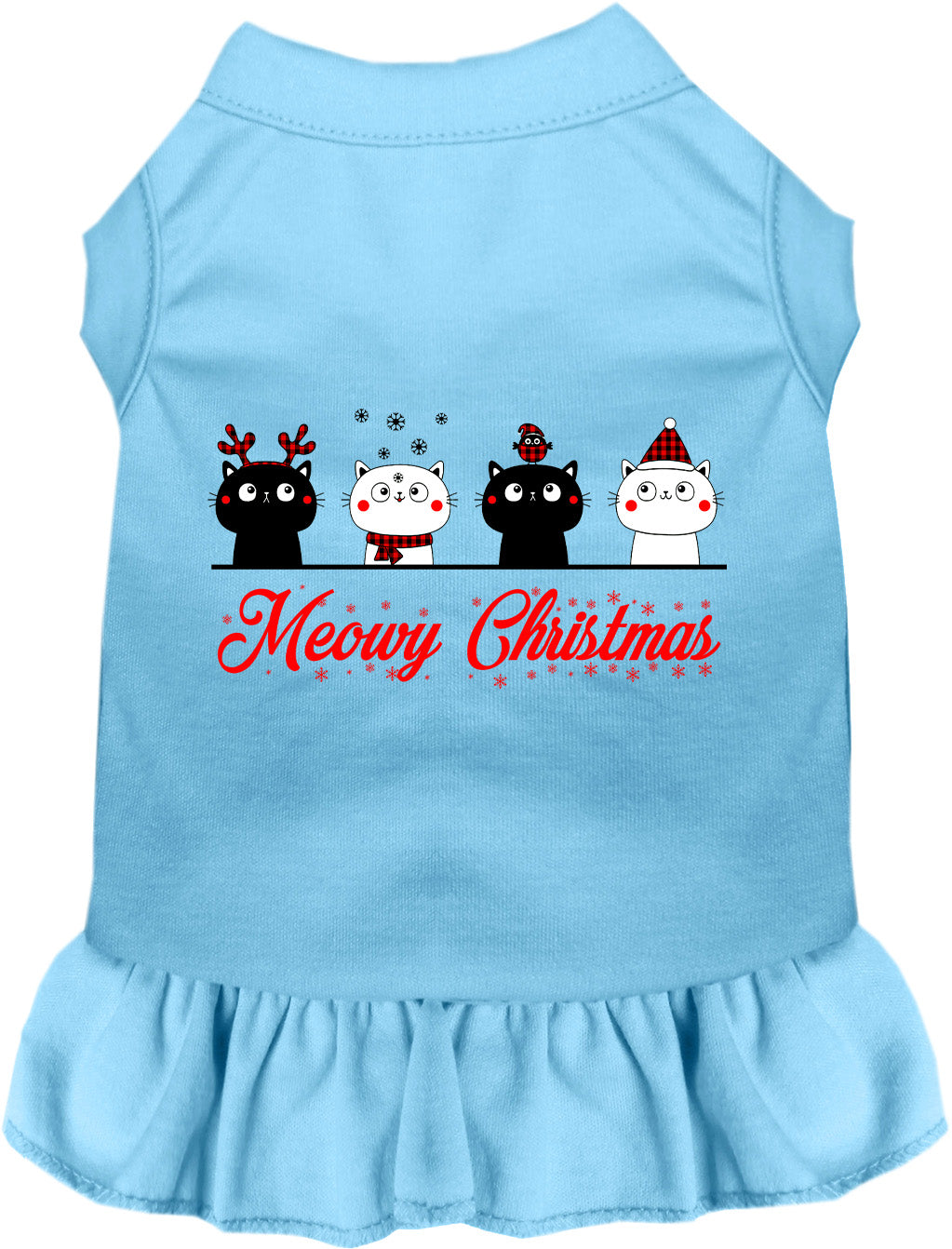 Meowy Christmas Pet Dress