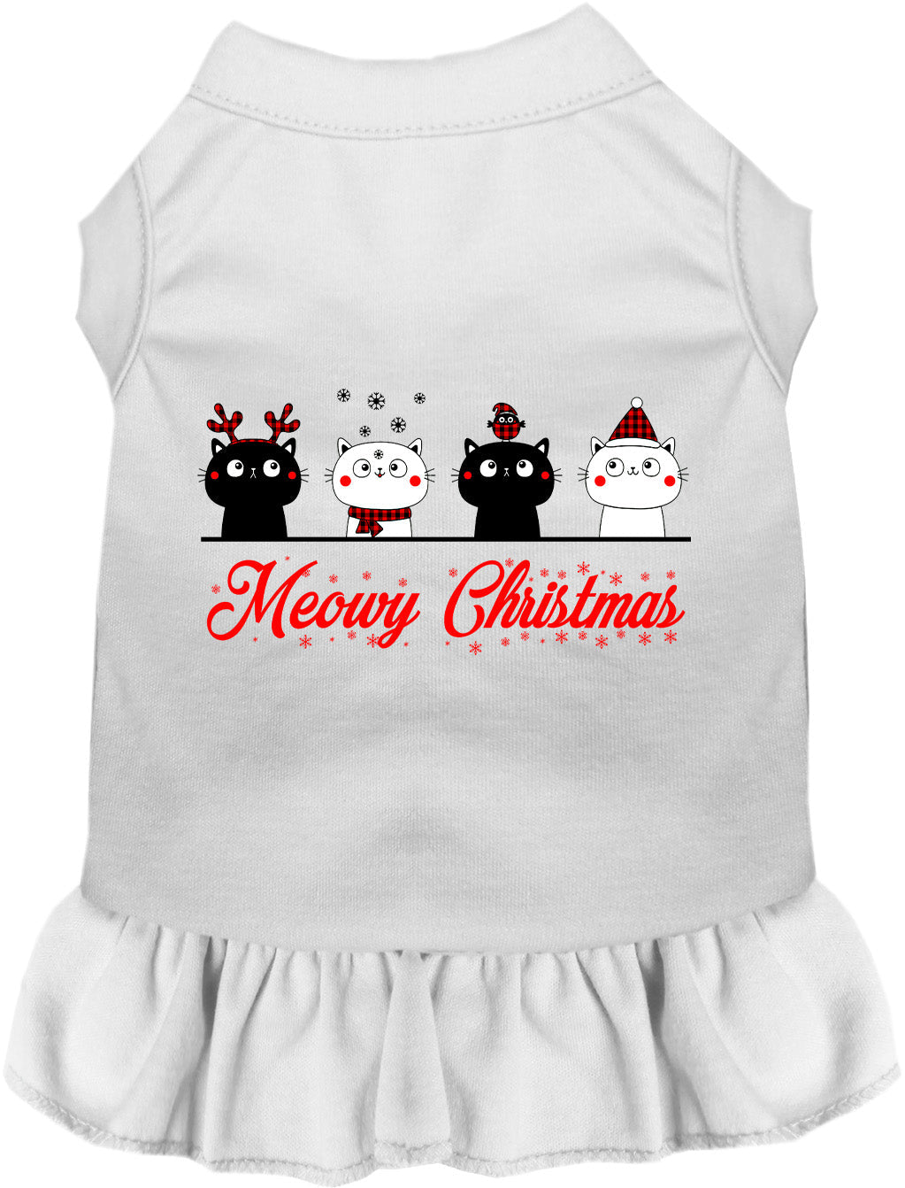 Meowy Christmas Pet Dress