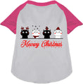 Load image into Gallery viewer, Meowy Christmas Pet Raglan Shirt
