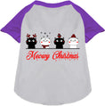Load image into Gallery viewer, Meowy Christmas Pet Raglan Shirt
