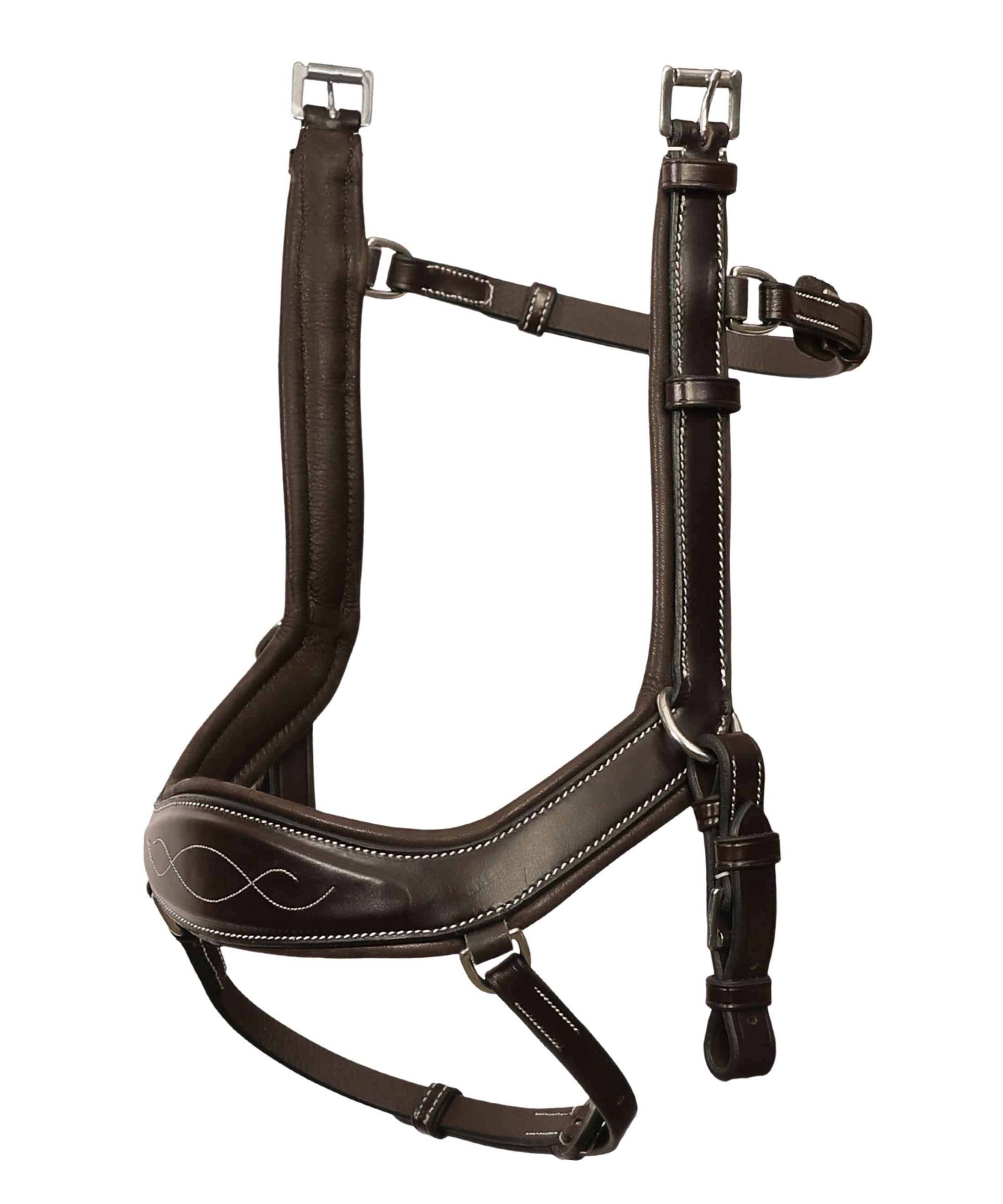 ExionPro Anti-Pressure Anatomic Jumping Raised Padded Fancy Wave Stitched Bridle