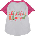 Load image into Gallery viewer, Cutesy Christmas Crew Pet Raglan Shirt
