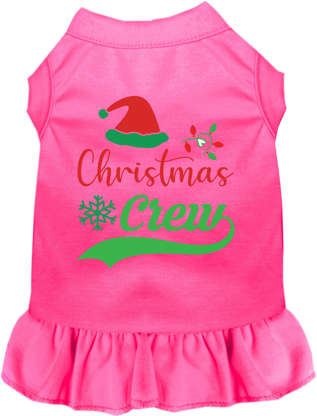 Traditional Christmas Crew Pet Dress