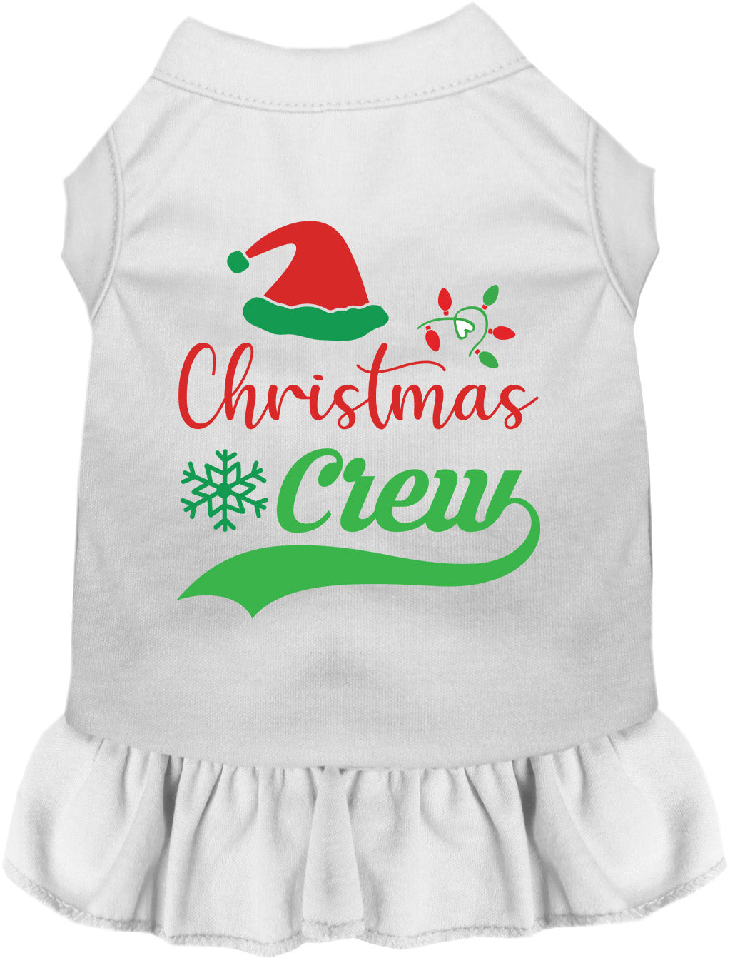 Traditional Christmas Crew Pet Dress