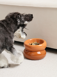 Load image into Gallery viewer, Soufflé Pet Bowl - Amber Orange
