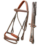 ExionPro Anatomical Dressage Bridle with Reins 