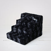 Luxury Pet Stairs 4 Step Black Diamond
