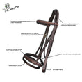 Load image into Gallery viewer, Replacement Crownpiece of ExionPro Pressure Relief Crown Raised Padded Jumping Bridle
