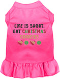 Load image into Gallery viewer, Eat Christmas Cookies Pet Dress

