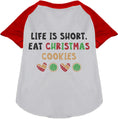 Load image into Gallery viewer, Eat Christmas Cookies Pet Raglan Shirt
