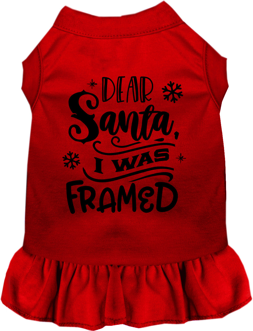 I was Framed! Christmas Pet Dress
