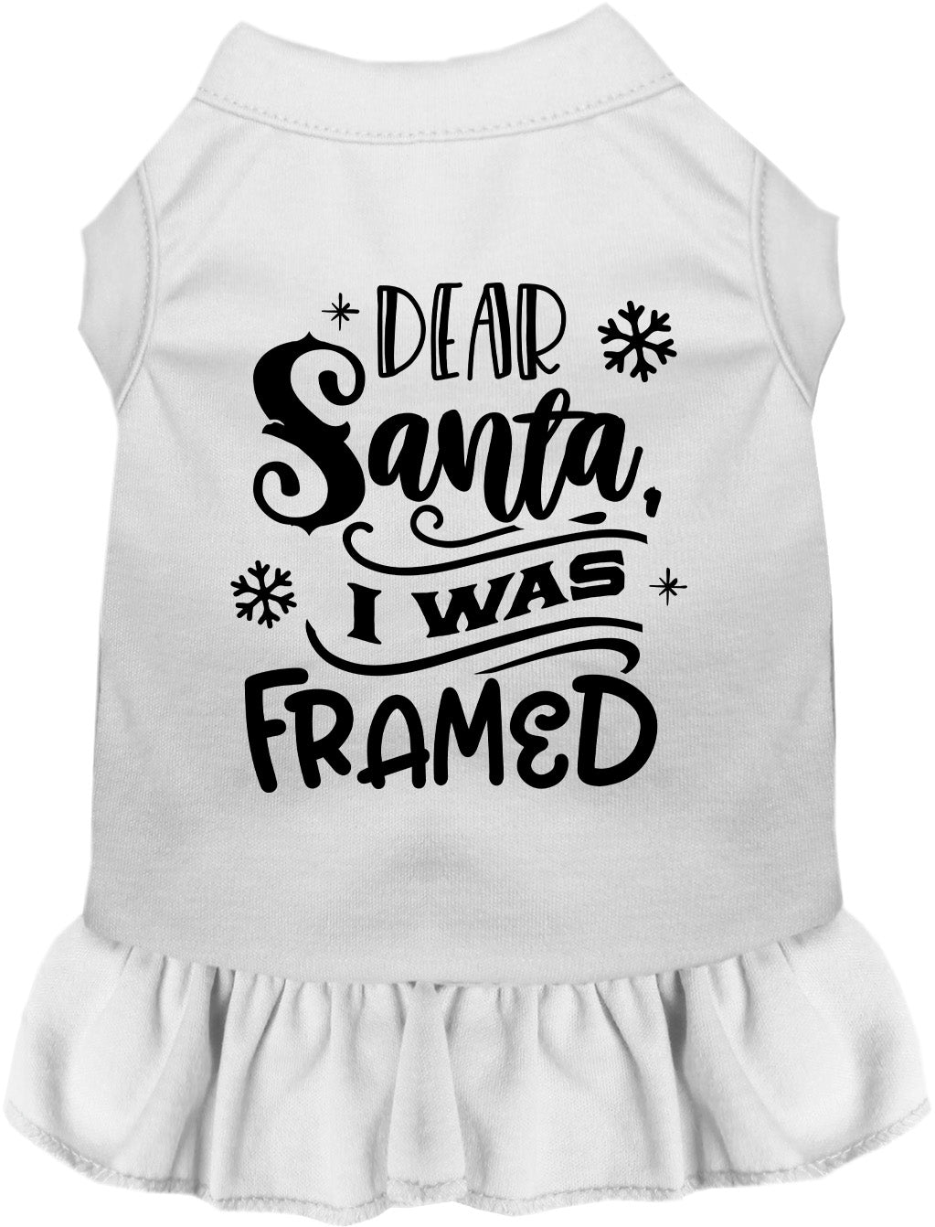 I was Framed! Christmas Pet Dress
