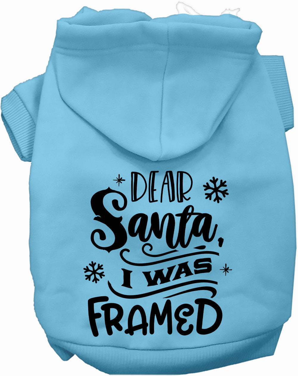 I was Framed Christmas Pet Hoodie