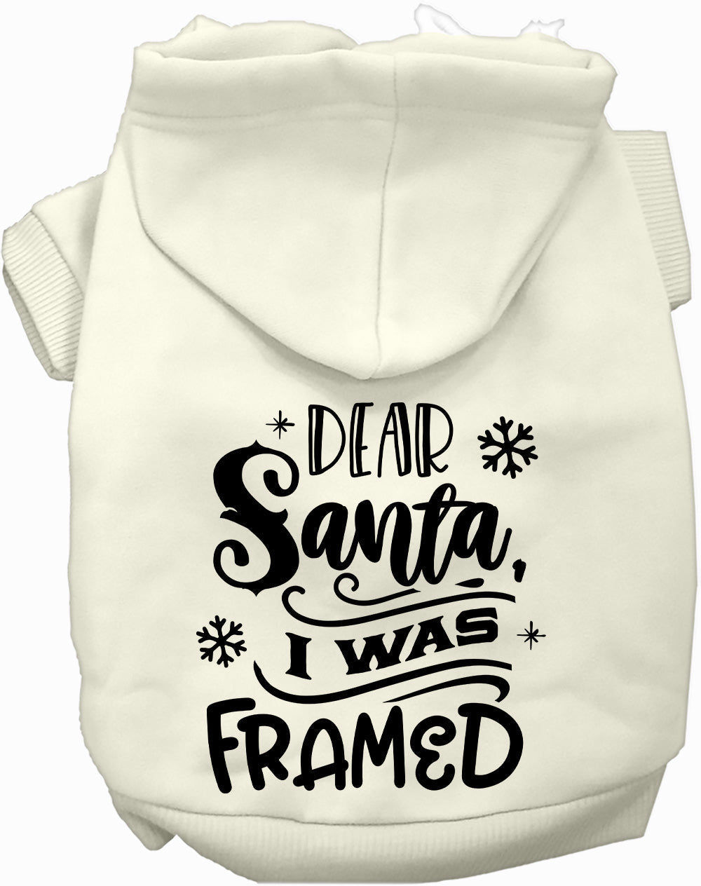 I was Framed Christmas Pet Hoodie