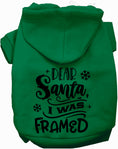 Load image into Gallery viewer, I was Framed Christmas Pet Hoodie
