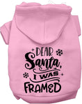 Load image into Gallery viewer, I was Framed Christmas Pet Hoodie
