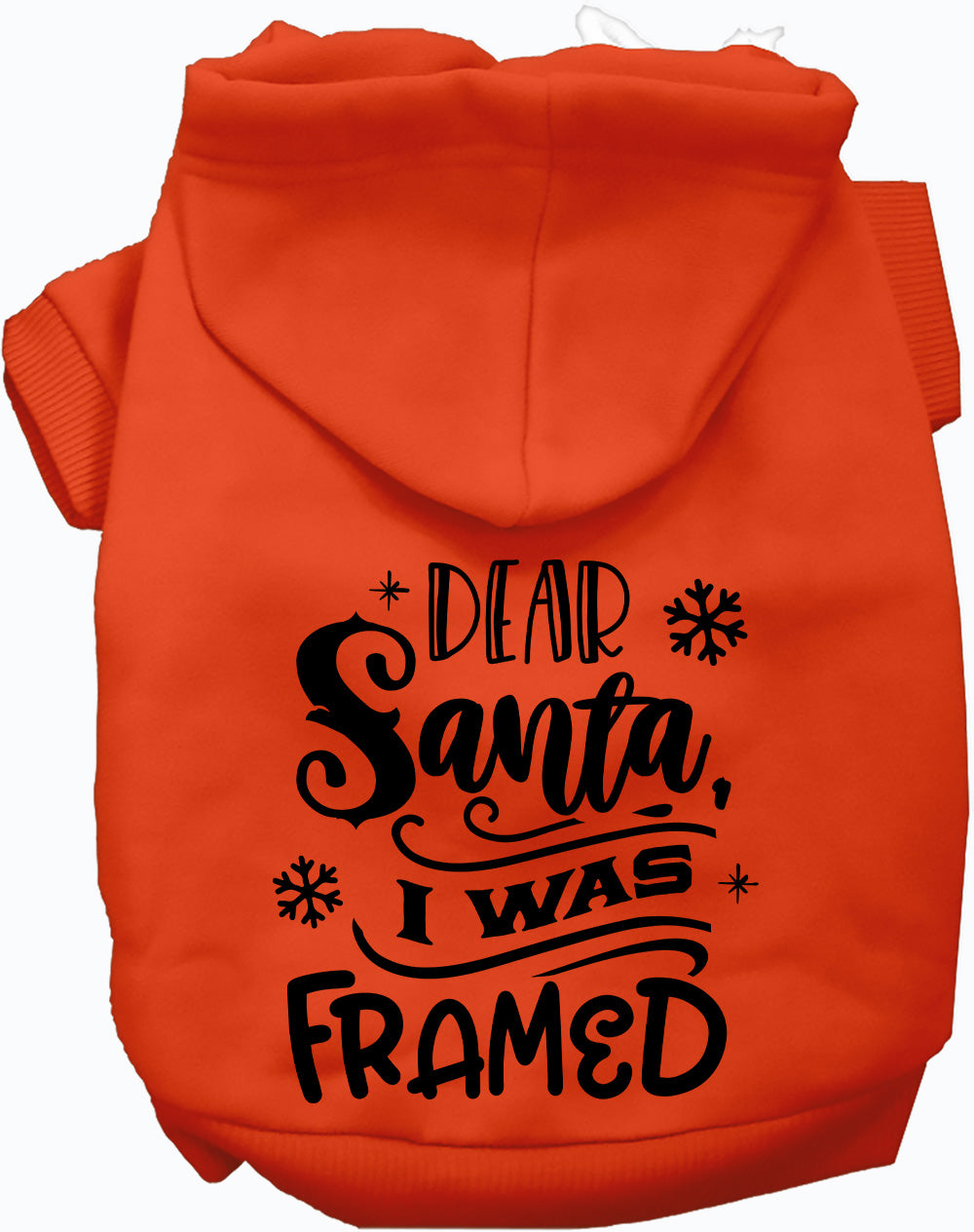 I was Framed Christmas Pet Hoodie