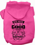 Load image into Gallery viewer, Who Needs to be Good? Pet Hoodie
