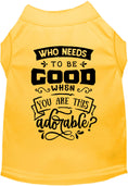 Load image into Gallery viewer, Who Needs to be Good? Pet Shirt
