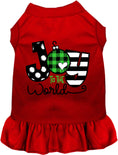 Load image into Gallery viewer, Joy to the World Christmas Pet Dress
