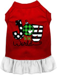 Load image into Gallery viewer, Joy to the World Christmas Pet Dress
