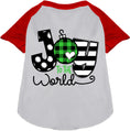 Load image into Gallery viewer, Joy to the World Pet Raglan Shirt
