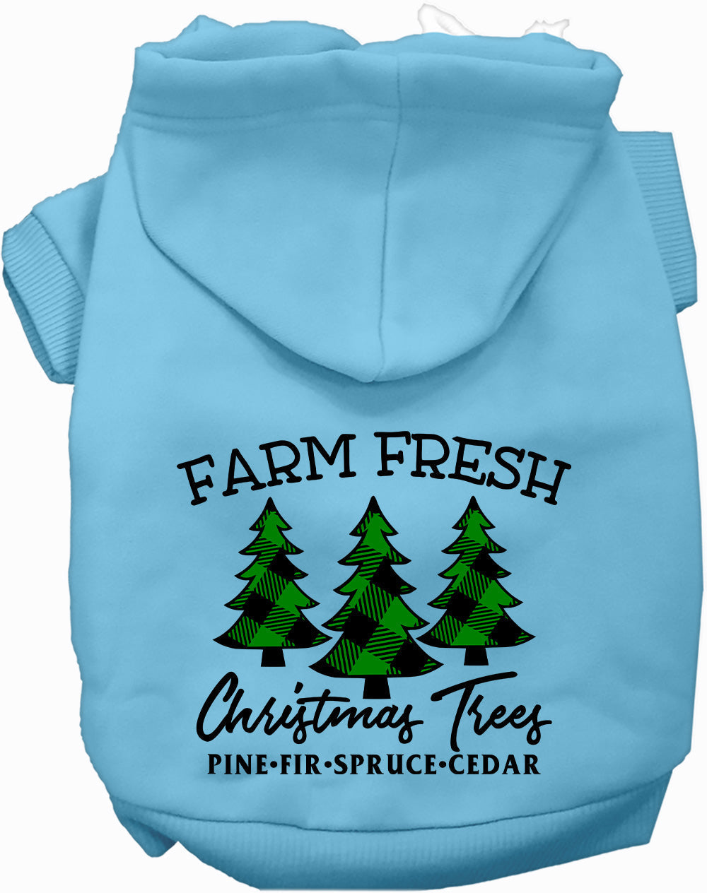 Farm Fresh Christmas Trees Pet Hoodie