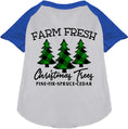 Load image into Gallery viewer, Farm Fresh Christmas Trees Pet Raglan Shirt
