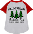 Load image into Gallery viewer, Farm Fresh Christmas Trees Pet Raglan Shirt
