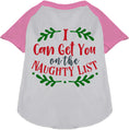 Load image into Gallery viewer, Can Get You on the List Pet Raglan Shirt
