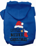 Load image into Gallery viewer, Little Mister Christmas Pet Hoodie
