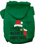 Load image into Gallery viewer, Little Mister Christmas Pet Hoodie
