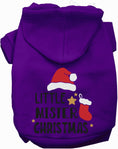 Load image into Gallery viewer, Little Mister Christmas Pet Hoodie
