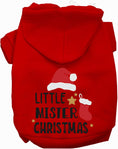Load image into Gallery viewer, Little Mister Christmas Pet Hoodie
