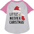 Load image into Gallery viewer, Little Mister Christmas Pet Raglan Shirt
