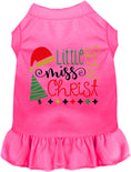 Load image into Gallery viewer, Little Miss Christmas Pet Dress
