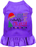 Load image into Gallery viewer, Little Miss Christmas Pet Dress
