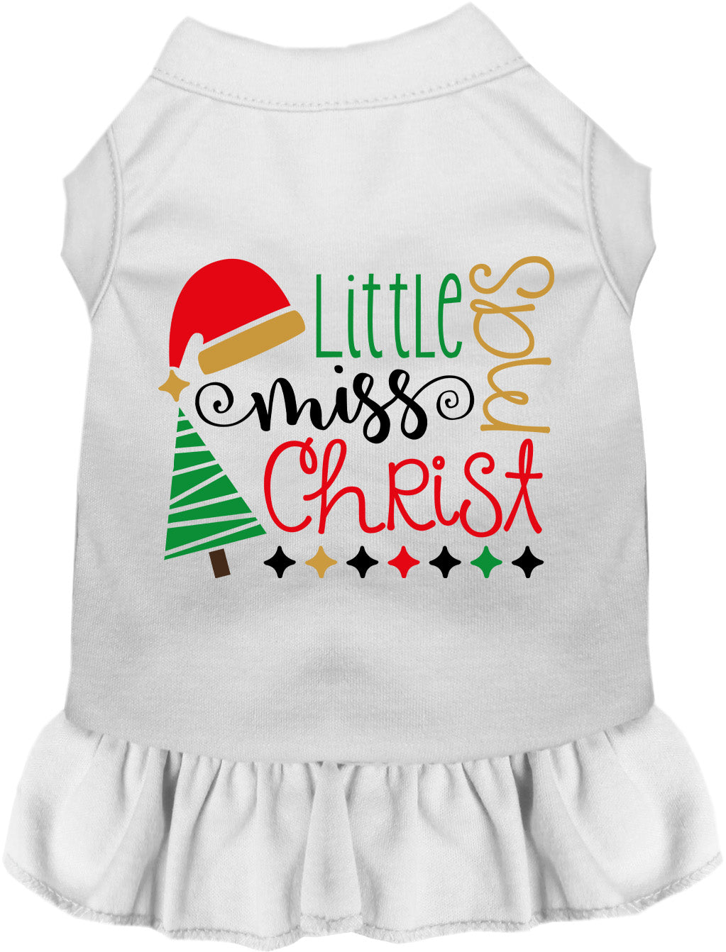 Little Miss Christmas Pet Dress