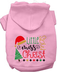 Load image into Gallery viewer, Little Miss Christmas Pet Hoodie
