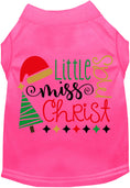 Load image into Gallery viewer, Little Miss Christmas Pet Shirt
