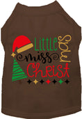 Load image into Gallery viewer, Little Miss Christmas Pet Shirt
