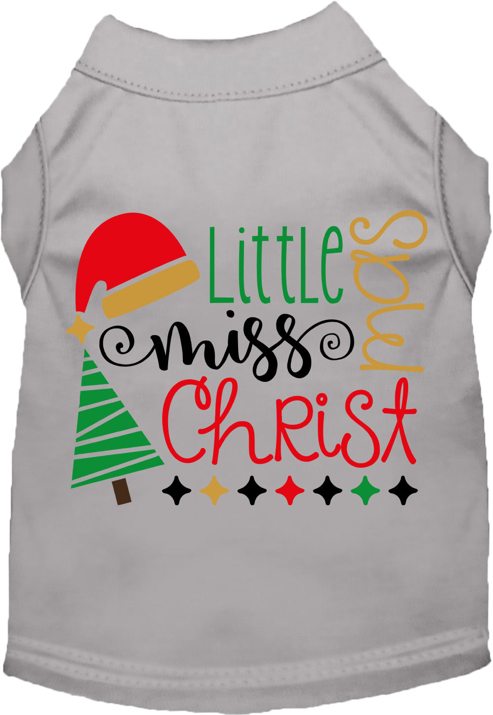 Little Miss Christmas Pet Shirt