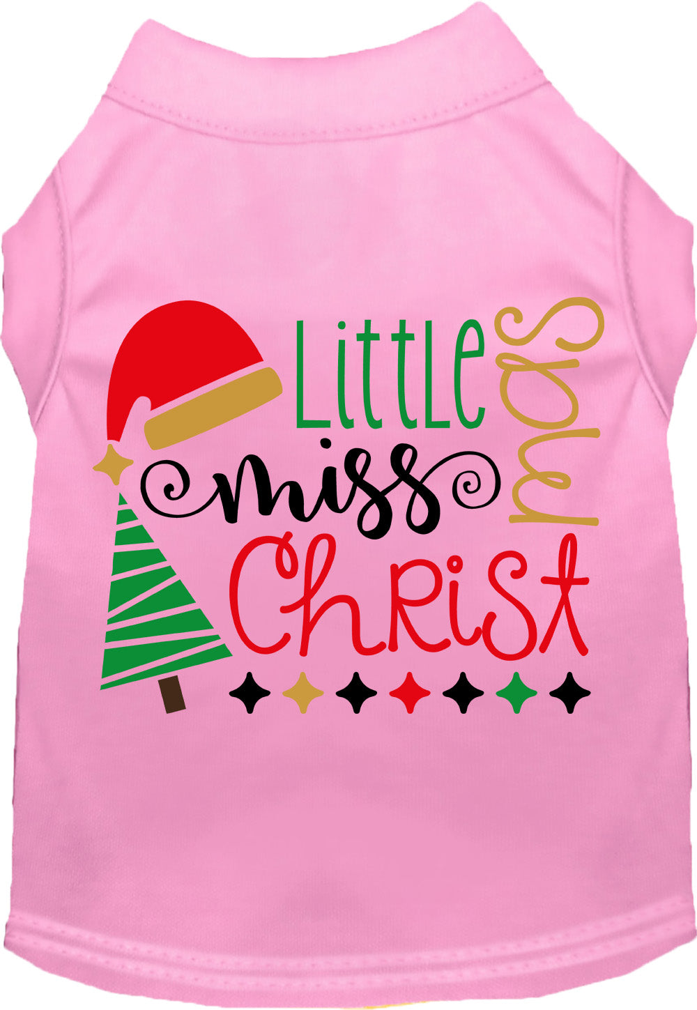 Little Miss Christmas Pet Shirt