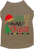 Load image into Gallery viewer, Little Miss Christmas Pet Shirt

