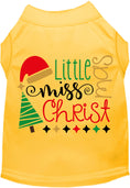 Load image into Gallery viewer, Little Miss Christmas Pet Shirt

